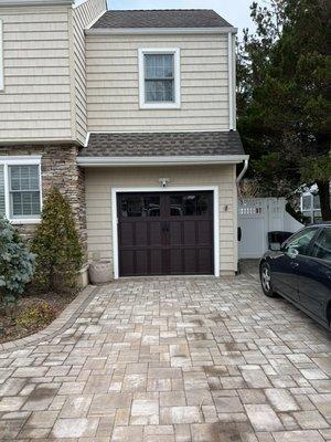 8x7 mahogany steel door