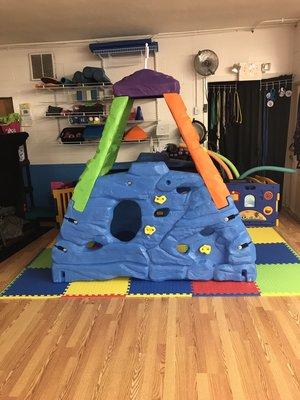 Our newest addition for climbing adventures and fitness fun! Check out our playtime schedule!!