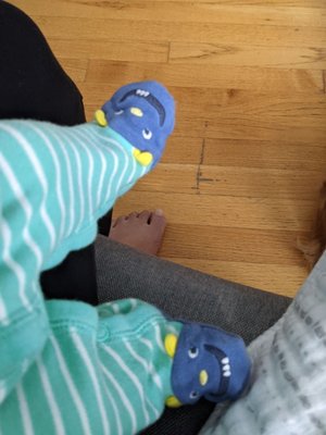 My baby's footies :)