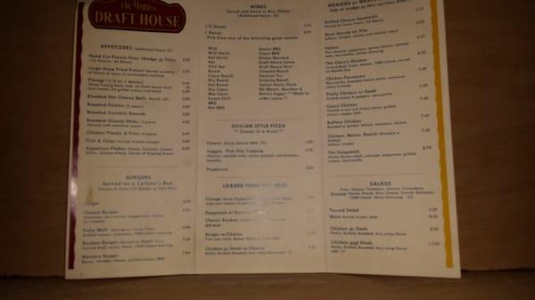 Here's their new menu, looks good...