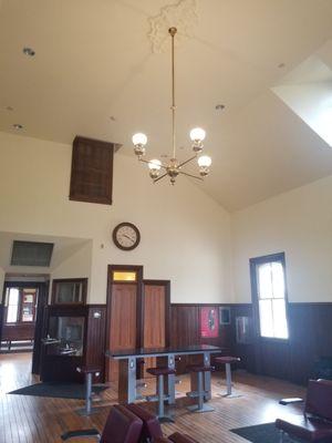 Lofty ceilings, plaster detail