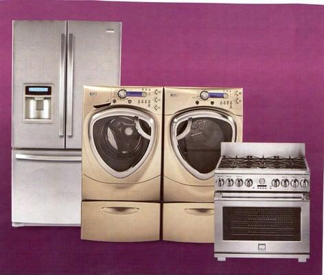 JennAir,  GE, GE Profile, GE Monogram, Whirlpool, Sub-Zero, KitchenAid, Maytag, LG, Samsung, Kenmore repair