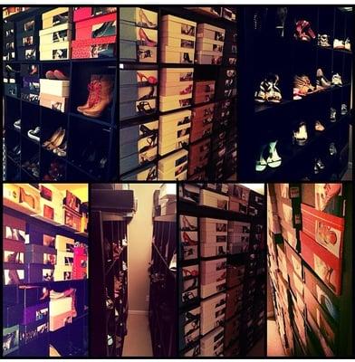 Be the envy of all your girlfriends.  Perfectly organized shoe closets with photos for quick easy attire coordinating!