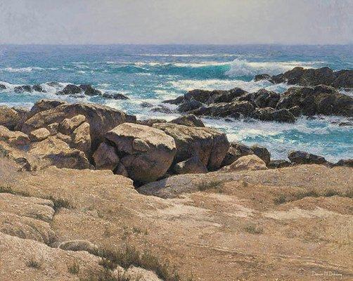 Dennis Doheny (b. 1956) - Sandstone Forms, Point Lobos