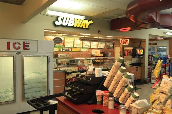 Subway inside.