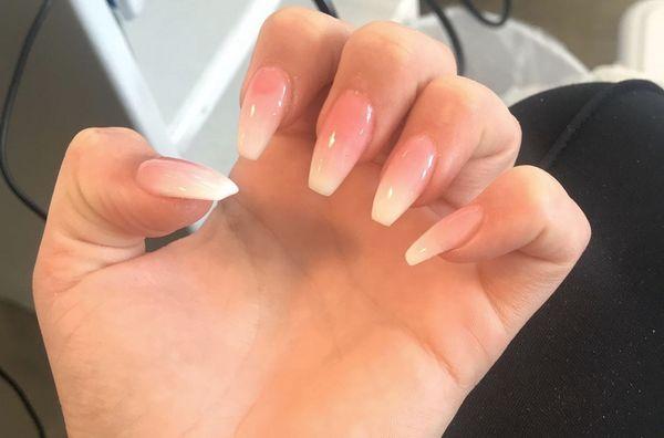 Acrylic ombré