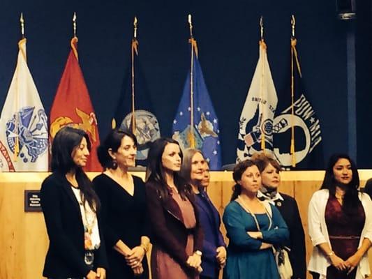 Ceremony at city hall