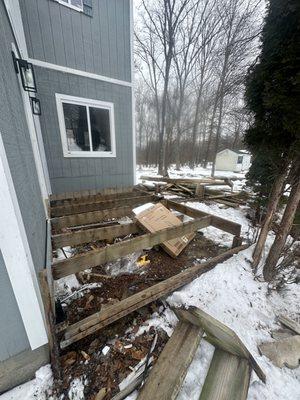 Deck renovation