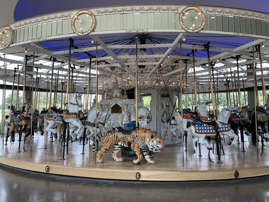 Carousel before boarding.