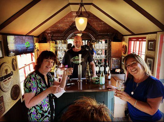 Bartender and an Irish pub