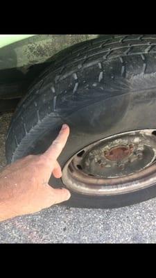 These are the $85 new garbage  tires EV tire sells & doesn't warranty them, BEWARE!!