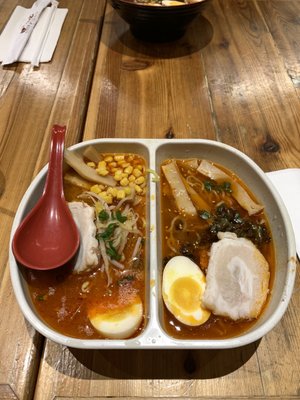 Dual option - Spicy Miso + Spicy Tonkotsu