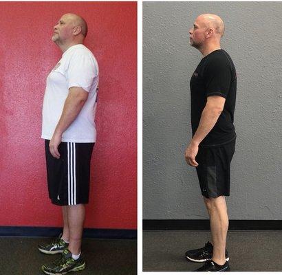 Over 80 pounds lost and a new lease on life! Congrats on a great job, Ken!