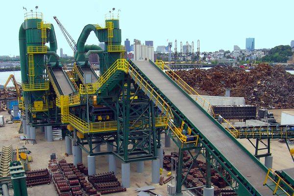 Methuen Construction built this metal recycling facility in Everett, MA.