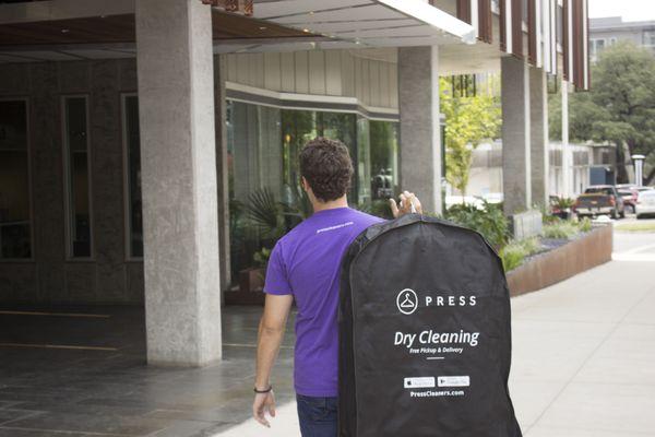 Press dry cleaning delivery