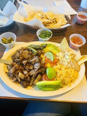 Carnitas dinner