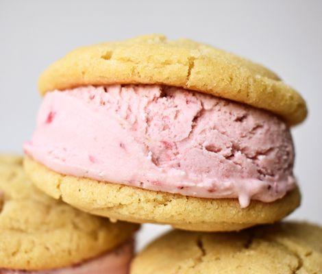 Sugar cookies & Strawberry Cheesecake Ice Cream