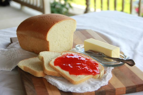 We offer fresh bread baked twice a week.