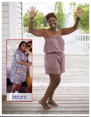 Dr. Rhea Rowser has lost 90 lbs! Our program is both tested and supervised by her.