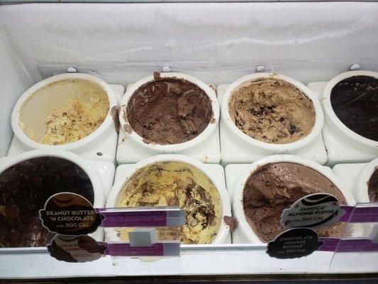 Some of their chocolate-caramel flavors. There are more.