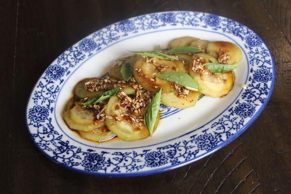 Sichuan marinated cucumbers