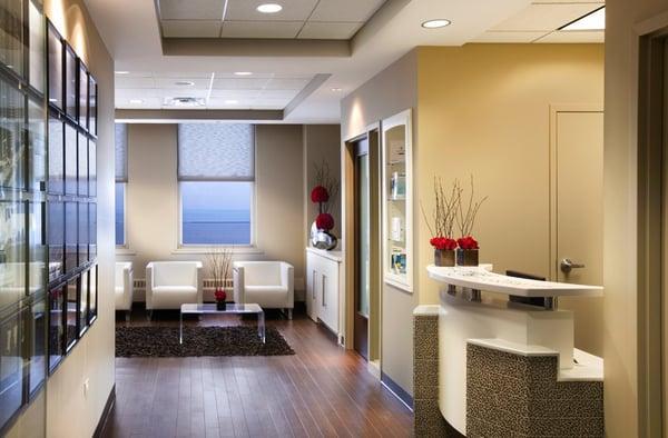 MG Dentistry & Rejuvenation Reception Area