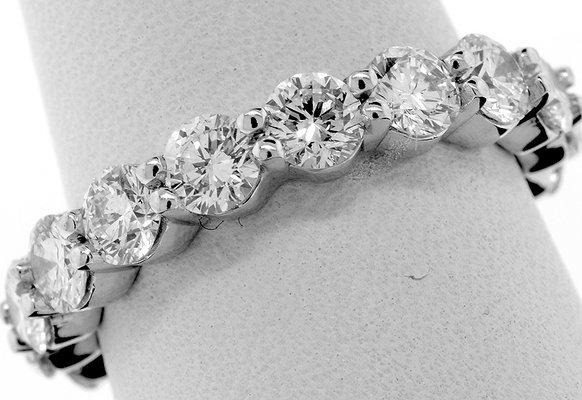 Round Diamond Platinum Eternity Ring