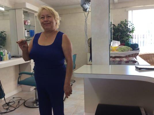 Irma, the owner of Hair-Em, started in 1978 and still passionate about hair!