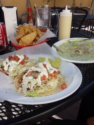 The BEST tacos de pescado and aguachiles verdes i ever tasted!!!