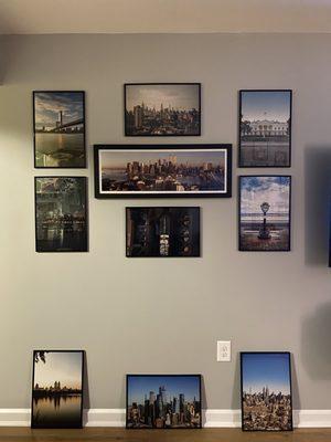 My photos I got printed out at Triolgy photos and custom frames.