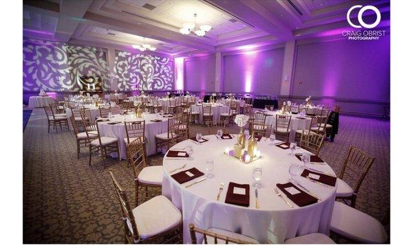 Uplights anyone? Please inquire about our popular uplighting packages that upgrade the look of any venue.