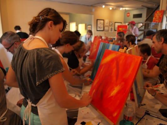 Painting & Vino Class