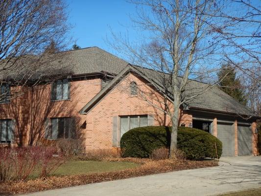 GAF TIMBERLINE HD                              ASPHALT SHINGLES                           COLOR: WEATHERED WOOD          INVERNESS, IL.