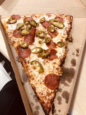 Pepporoni jalapeno pizza