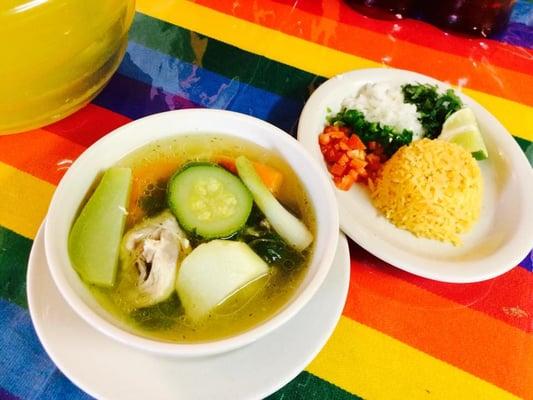 Caldo de Pollo, Delicious Chicken soup