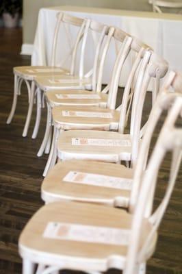 Vineyard Ceremony Chairs