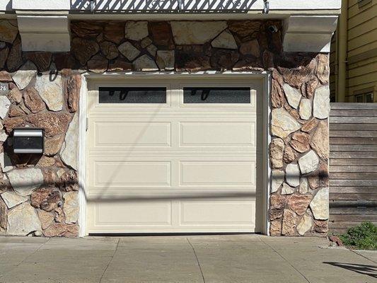 Samples of local garage doors installed in the Bay Area