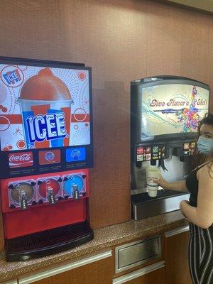 Slushie and fountain drinks