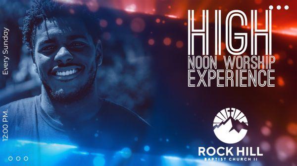 The best high noon worship experience in the region! #MyRockHill2 #RockHill2STRONG #PastorMdLJR #JESUS