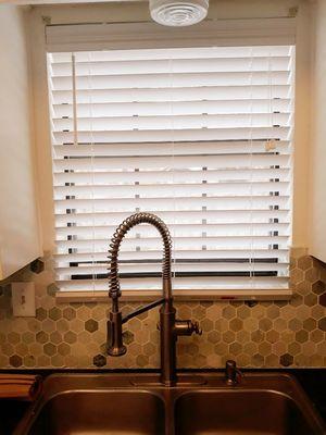 2" faux wood blinds