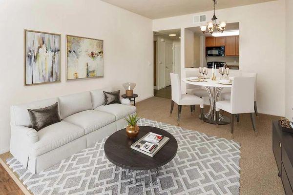 Living room at Meadow Wood at Alamo Creek