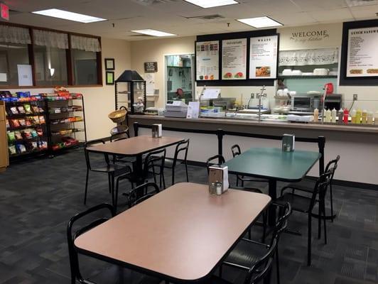 Counter and Dining Area