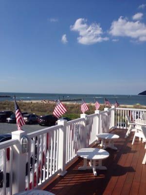 Overlooking Roosevelt Inlet.