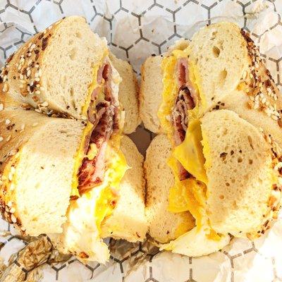 Special Bagel with Ham, Egg & Cheese