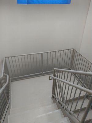 Brand new steel stairs handrails and guardrails