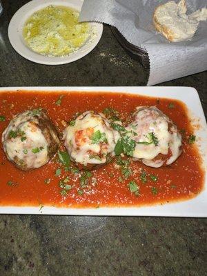 Meatball appetizer.