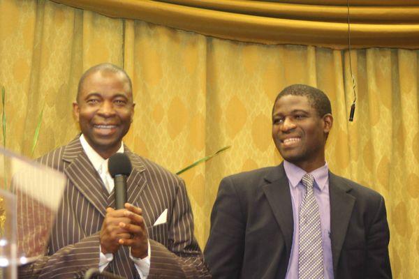 Pastor Adeniyi and Pastor Okafo, Chicago Overseer