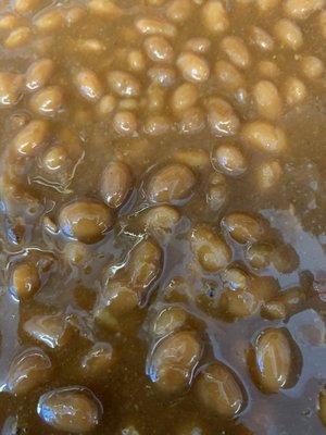 Homemade baked beans