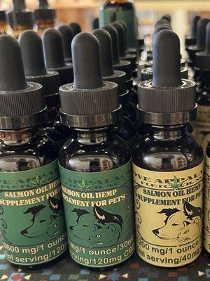 1200mg and 3600 mg Pet CBD in Salmon Oil