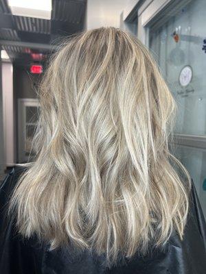 Highlights with toner, styled